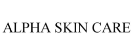ALPHA SKIN CARE