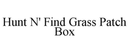 HUNT N' FIND GRASS PATCH BOX