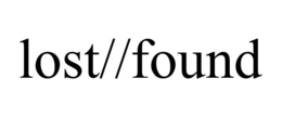 LOST//FOUND