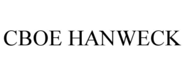 CBOE HANWECK