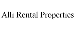 ALLI RENTAL PROPERTIES