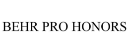BEHR PRO HONORS