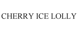 CHERRY ICE LOLLY