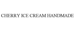 CHERRY ICE CREAM HANDMADE