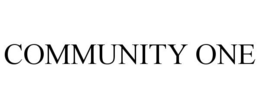 COMMUNITY ONE