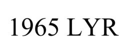 1965 LYR