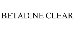 BETADINE CLEAR