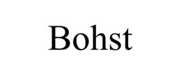 BOHST