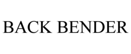 BACK BENDER