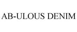 AB-ULOUS DENIM