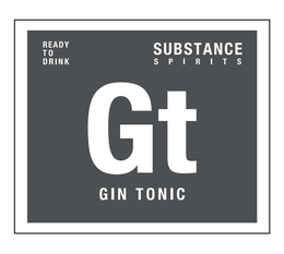 GT GIN TONIC READY TO DRINK SUBSTANCE SPIRITS
