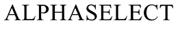 ALPHASELECT