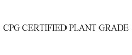 CPG CERTIFIED PLANT GRADE