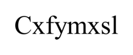 CXFYMXSL