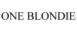 ONE BLONDIE