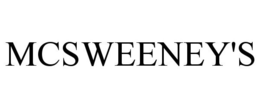 MCSWEENEY'S