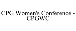 CPG WOMEN'S CONFERENCE - CPGWC