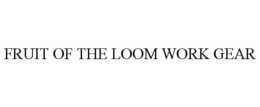 FRUIT OF THE LOOM WORK GEAR