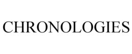 CHRONOLOGIES