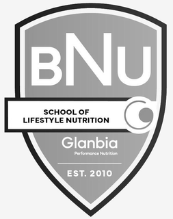 BNU SCHOOL OF LIFESTYLE NUTRITION GLANBIA PERFORMANCE NUTRITION EST. 2010