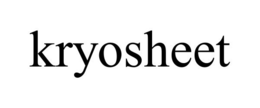 KRYOSHEET trademark