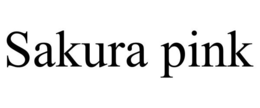 SAKURA PINK