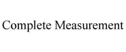COMPLETE MEASUREMENT