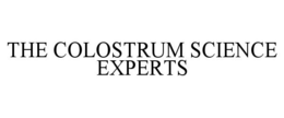 THE COLOSTRUM SCIENCE EXPERTS