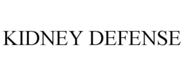 KIDNEY DEFENSE