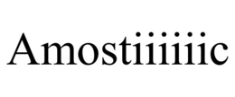 AMOSTIIIIIIC