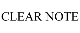 CLEAR NOTE
