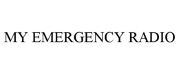 MY EMERGENCY RADIO