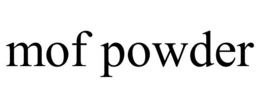 MOF POWDER