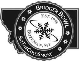 BRIDGER BOWL SKITHECOLDSMOKE EST. 1955 B BOZEMAN, MT