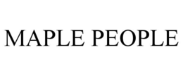 MAPLE PEOPLE