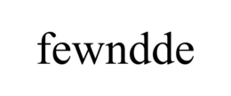 FEWNDDE