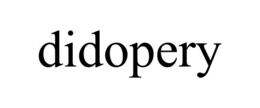 DIDOPERY