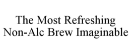 THE MOST REFRESHING NON-ALC BREW IMAGINABLE