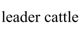 LEADER CATTLE