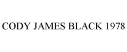 CODY JAMES BLACK 1978