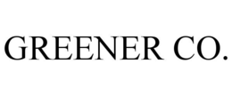 GREENER CO.