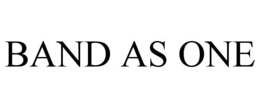 BAND AS ONE