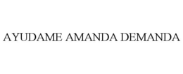 AYUDAME AMANDA DEMANDA