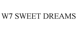 W7 SWEET DREAMS