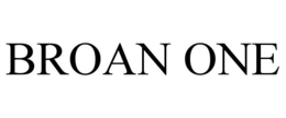 BROAN ONE