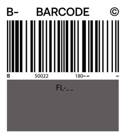 B- BARCODE © 8 50022 180-- - FL--__