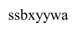 SSBXYYWA