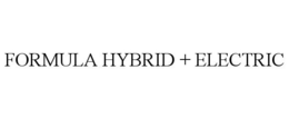 FORMULA HYBRID + ELECTRIC