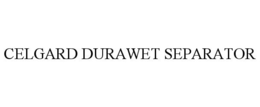 CELGARD DURAWET SEPARATOR