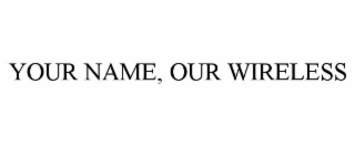 YOUR NAME, OUR WIRELESS